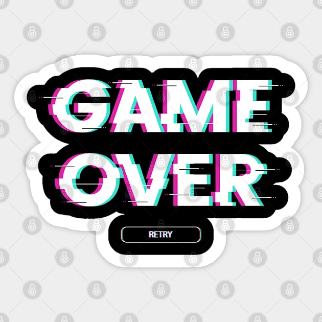 Game Over Sticker by TomCage